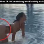 Addison Rae films TikTok vacationing with SEXY Kourtney Kardashian!