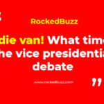 What time is the vice presidential debate