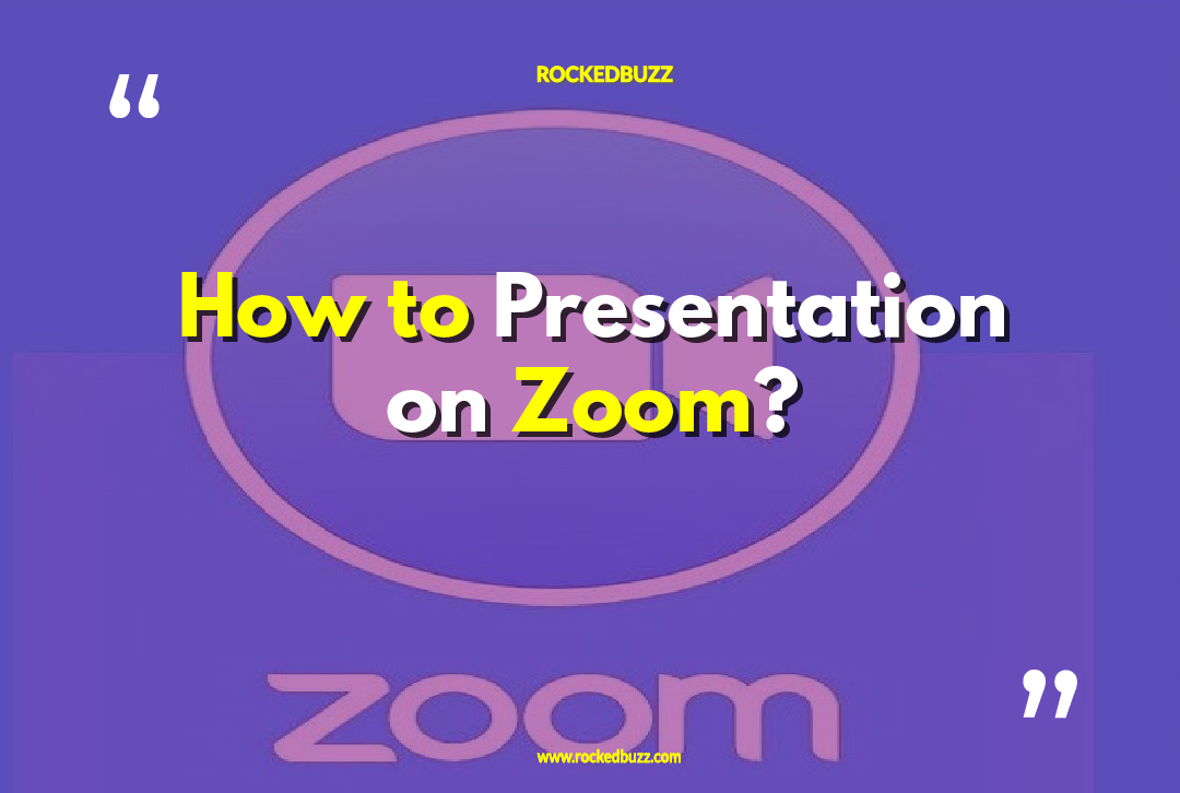 Zoom presentation