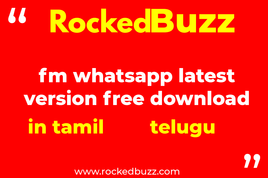 FM Whatsapp latest version free download