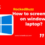 Screenshot on windows laptop