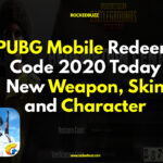 PUBG Mobile Redeem Code 2020 Today New Weapon