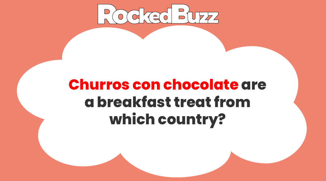Churros con chocolate are a breakfast treat from which country 100