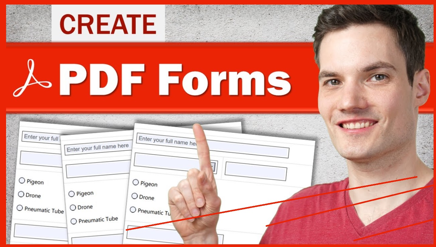 How to create a fillable PDF