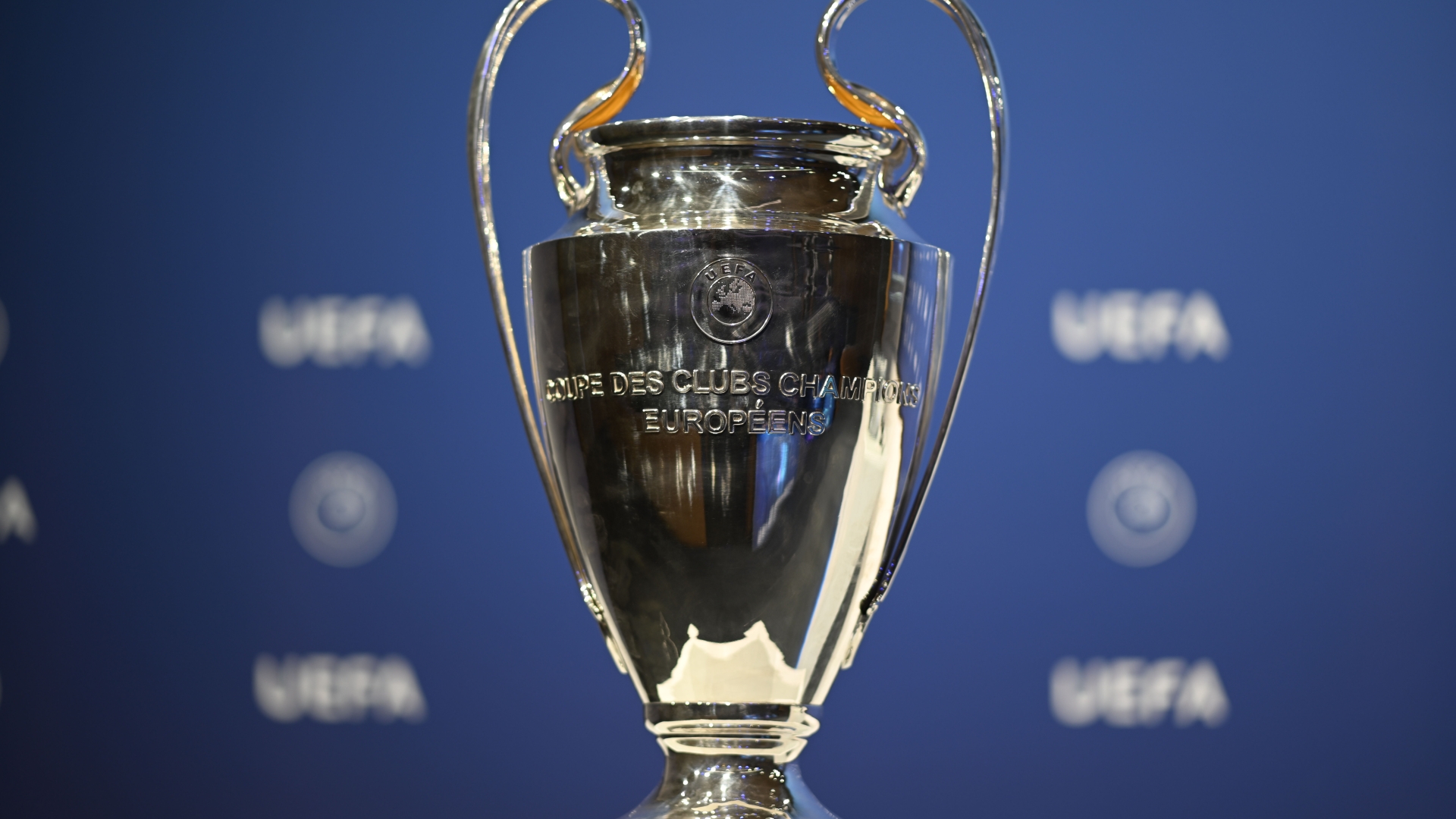view uefa champions league trophy 740343295