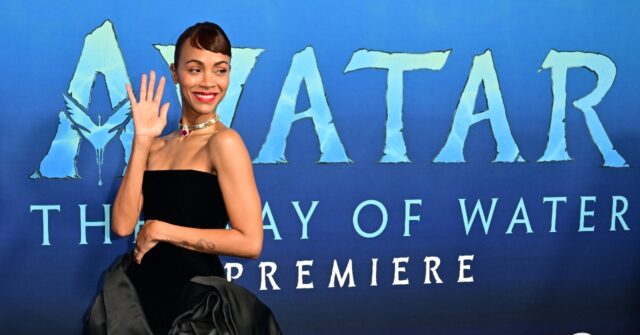 us actress zoe saldana arrives premiere of avatar of water hollywood california december 12 2022