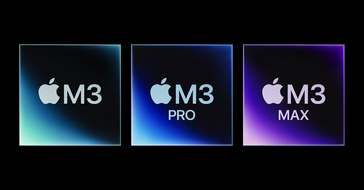 Apple M3 chip series screen