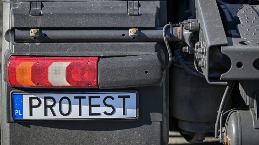 lengyel kamionosok fuvarozok sztrajk ukran hatar 639079