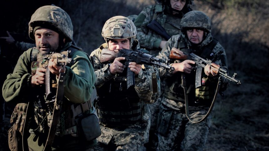 GETTY Ukrainian Soldiers From 108th Separate Mountain Assault Battalion In The Lyman Direction NEW G 1
