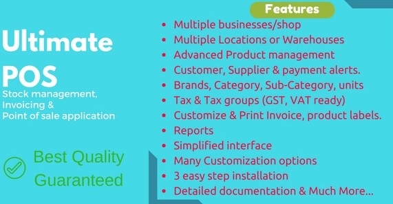 Ultimate POS - Best ERP, Stock Management, Point of Sale and Invoicing system